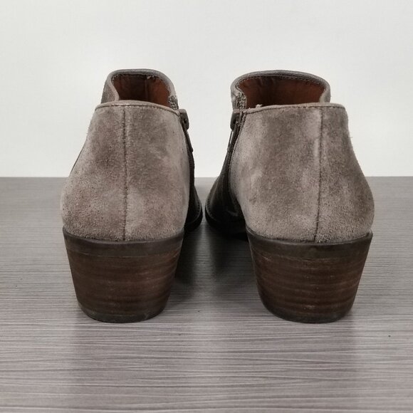 Lucky Brand Faithly Ankle Bootie, Taupe Suede, Womens Various Sizes - Picture 5 of 11